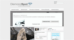 Desktop Screenshot of diamondspot.com